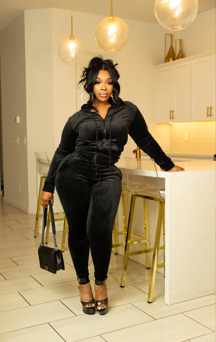 Real Juicy Sweatsuit- Black